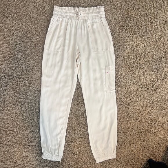 Juicy Couture NWT High Waist Joggers in Pebble Women's Size Large - Picture 2 of 9